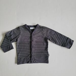 9-12M Mexx Grey Stripe Cardigan